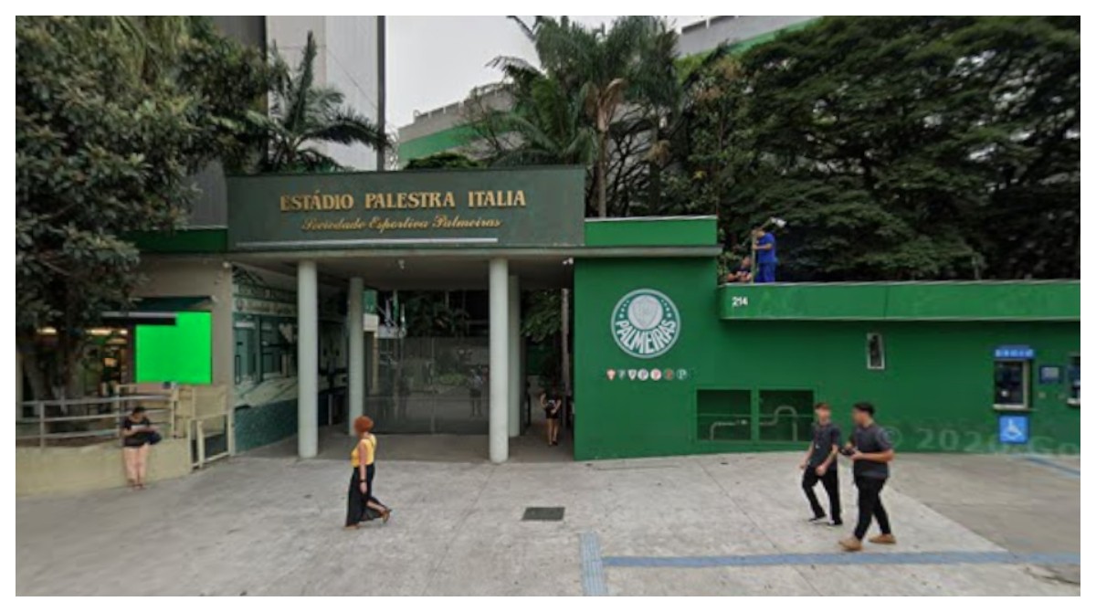 Clube social do Palmeiras em São Paulo