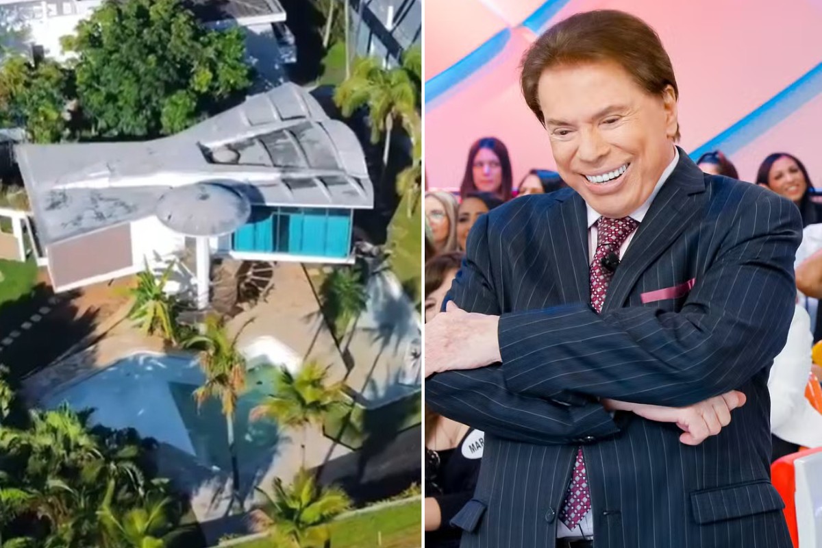Mansão de Silvio Santos no Guarujá