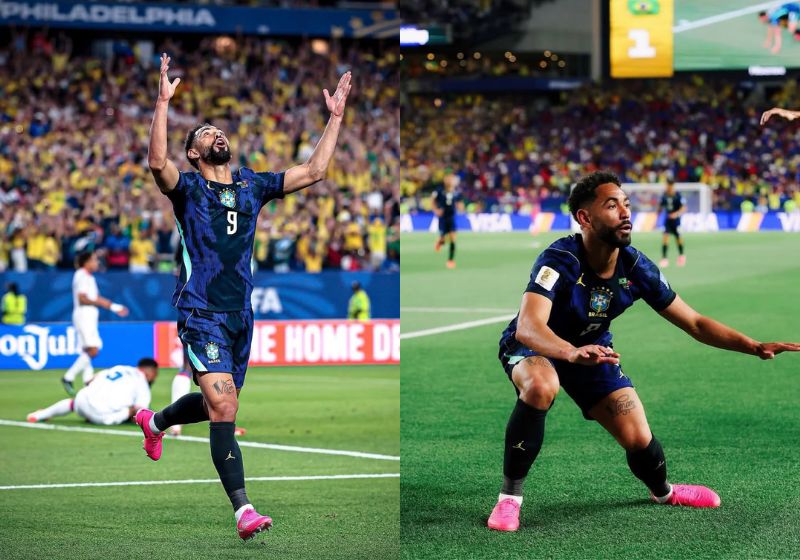 Matheus Cunha, atacante da Seleção Brasileira