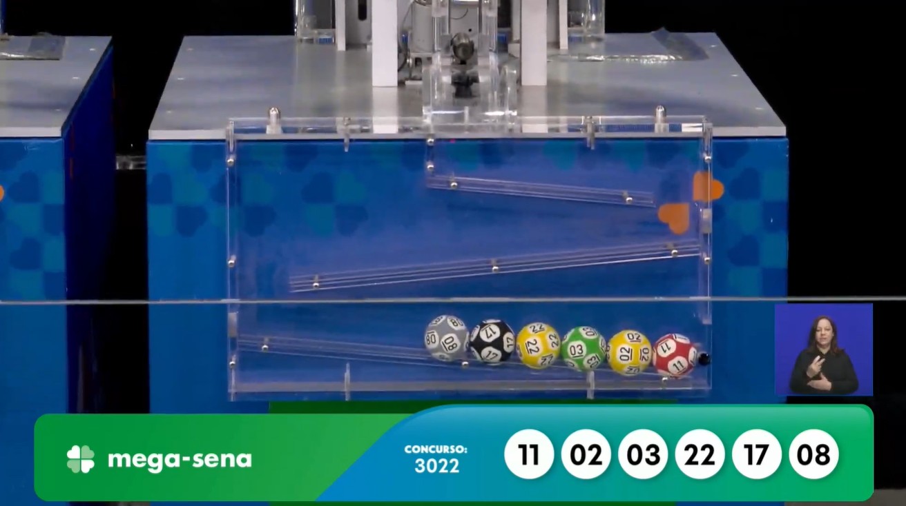 Resultado do concurso 3022 da Mega-Sena