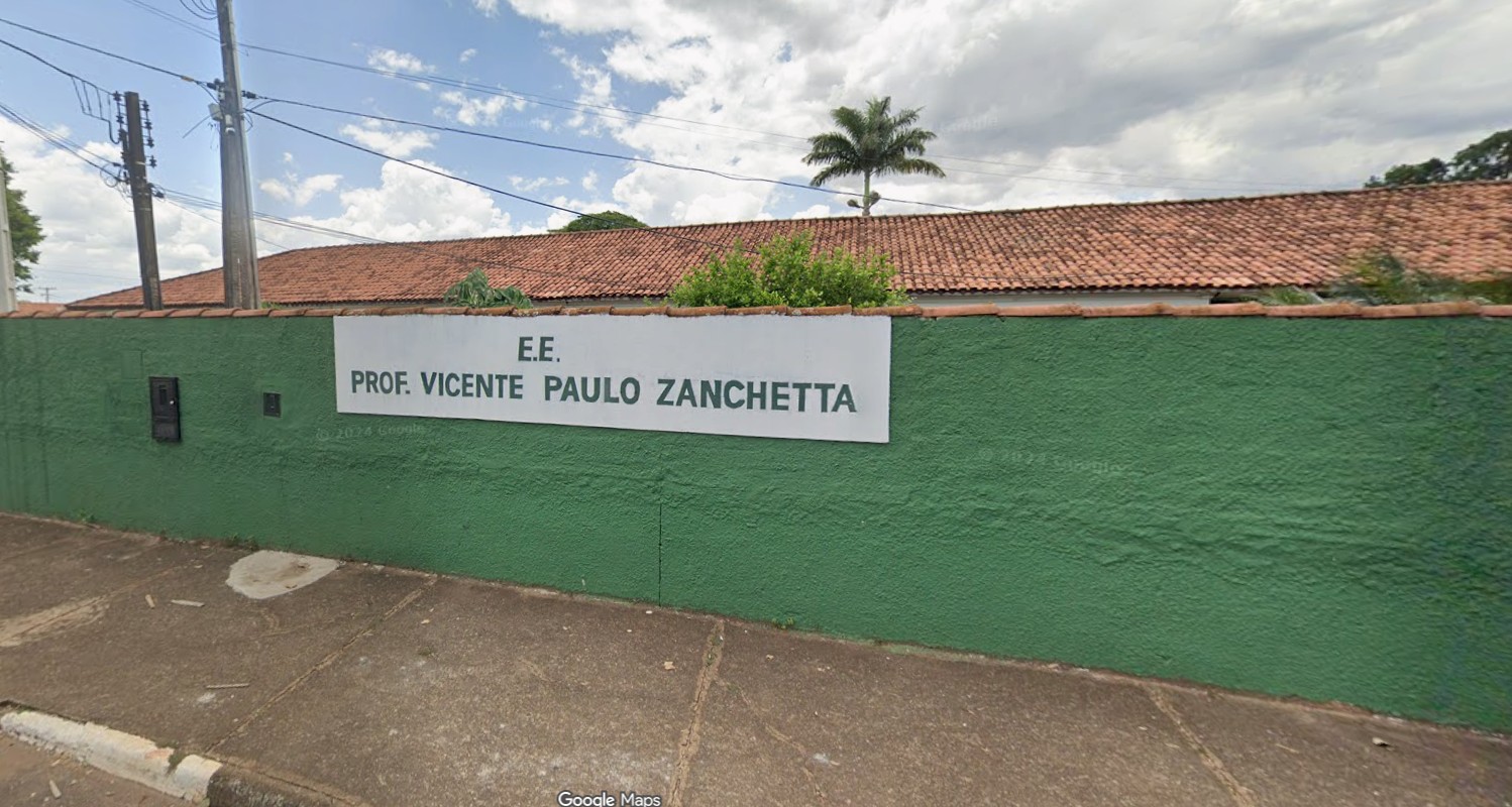 Escola Estadual Vicente Paulo Zanchetta, no distrito de Venda Branca, em Casa Branca