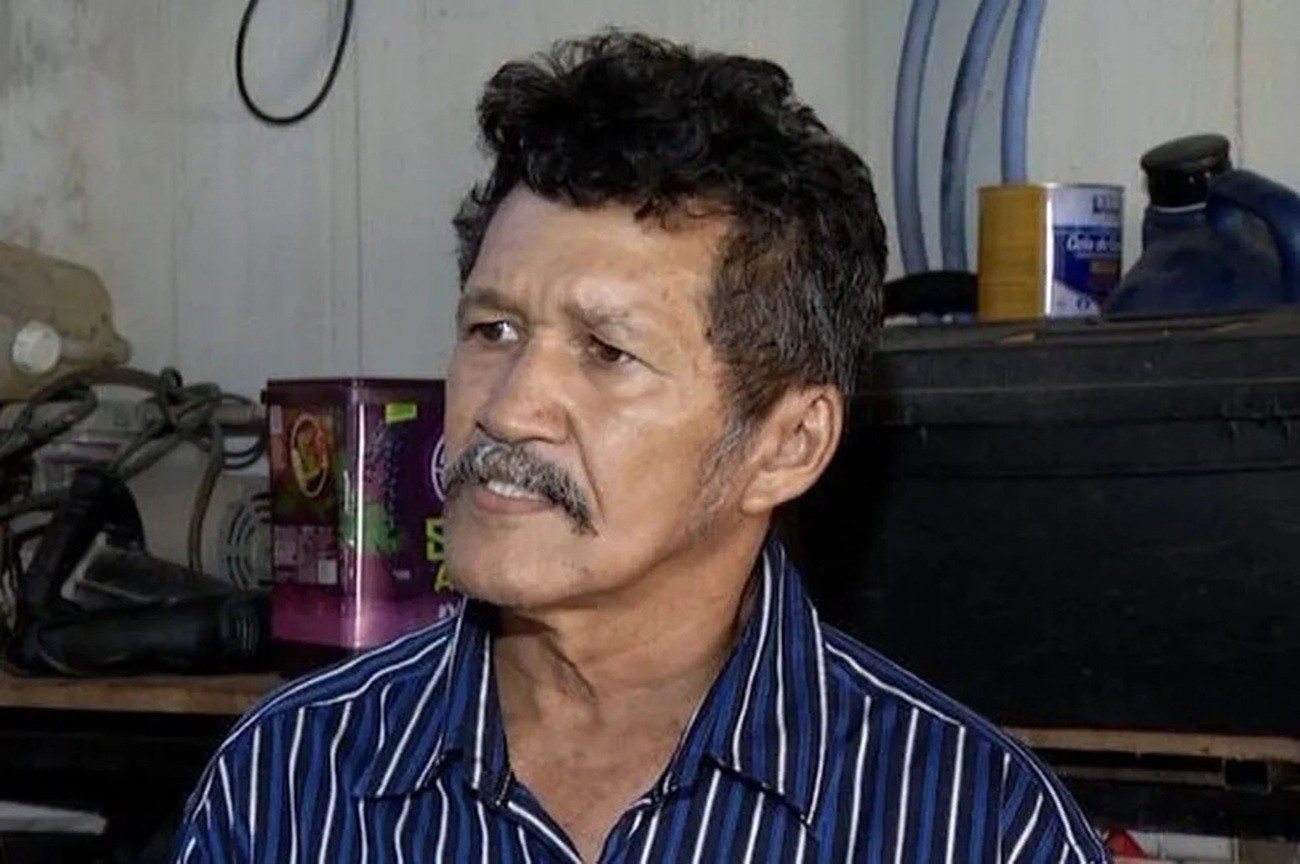 Antônio Pereira do Nascimento durante entrevista