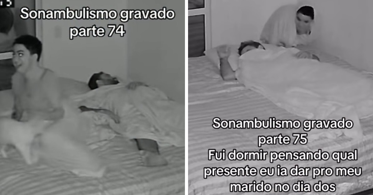 Mulher dormindo durante a noite