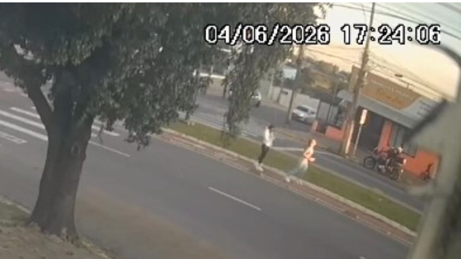 Local de acidente envolvendo ciclista em Passo Fundo