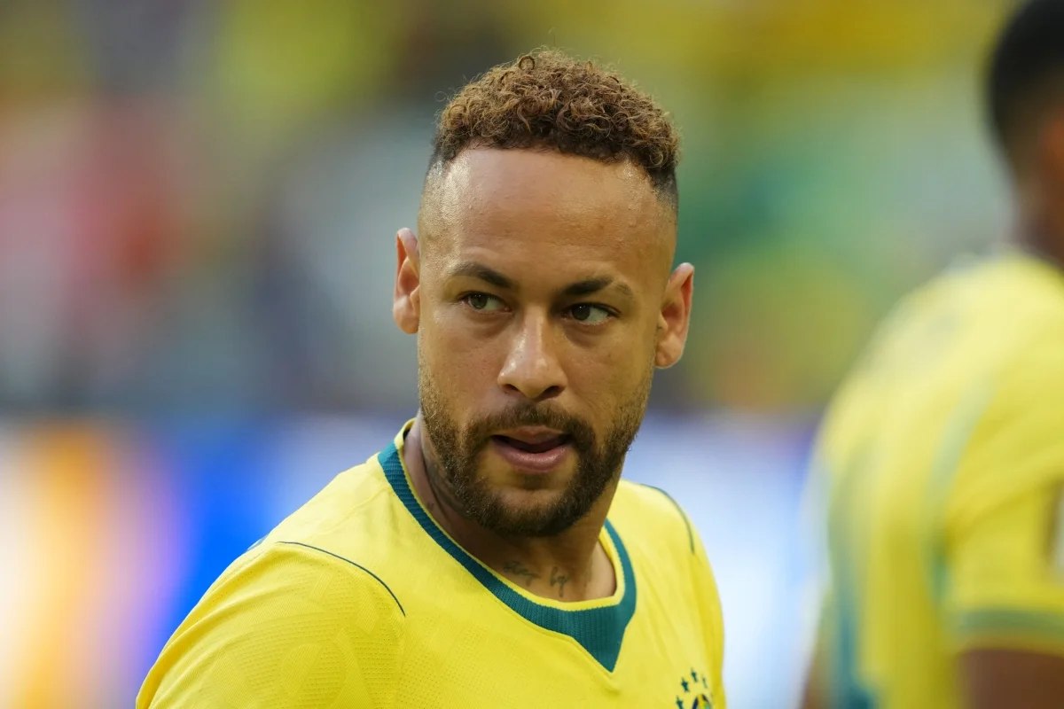 Neymar com uniforme da Seleção Brasileira
