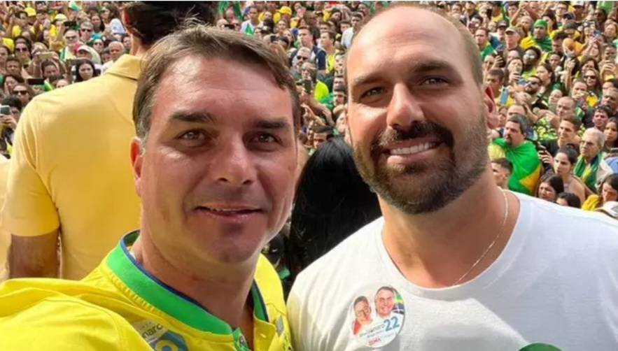 Michelle Bolsonaro durante evento político