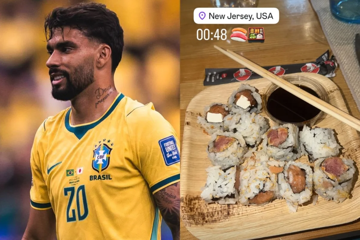 Lucas Paquetá com a camisa da Seleção Brasileira