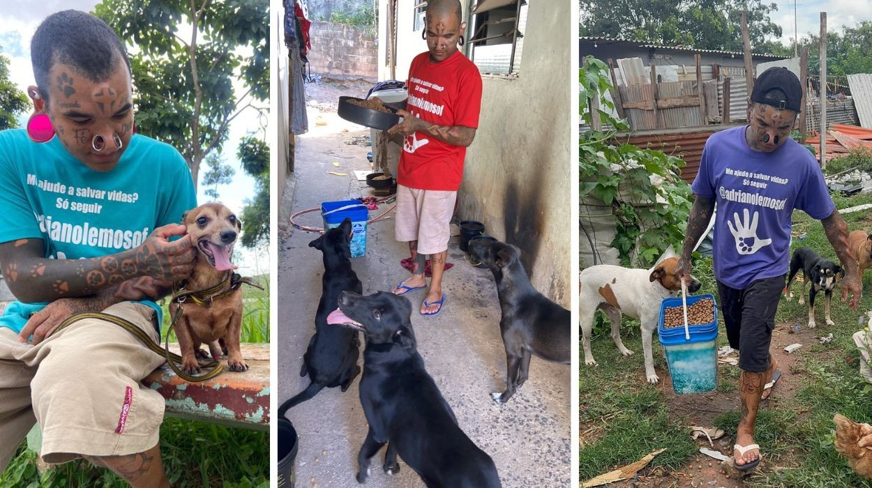 Adriano Lemos, protetor de animais em Itirapina