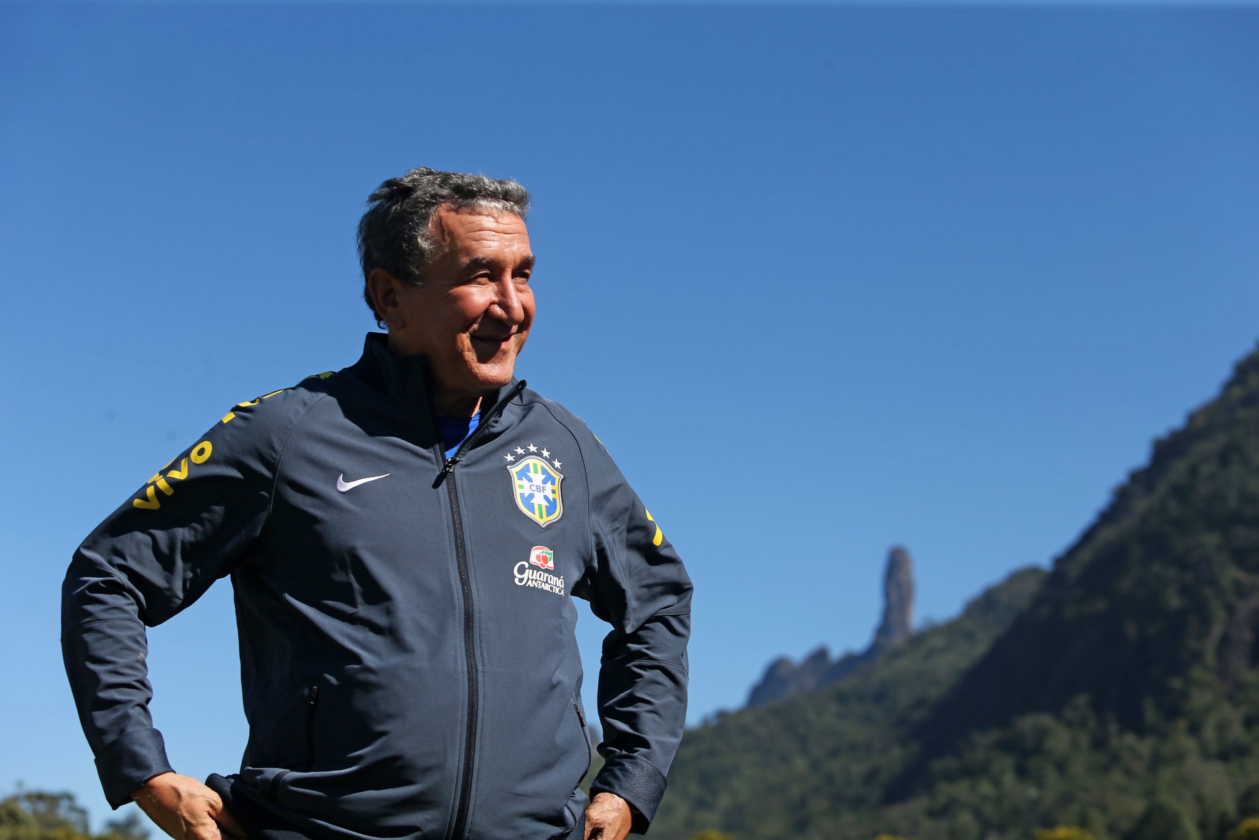 Carlos Alberto Parreira na Granja Comary em 2014
