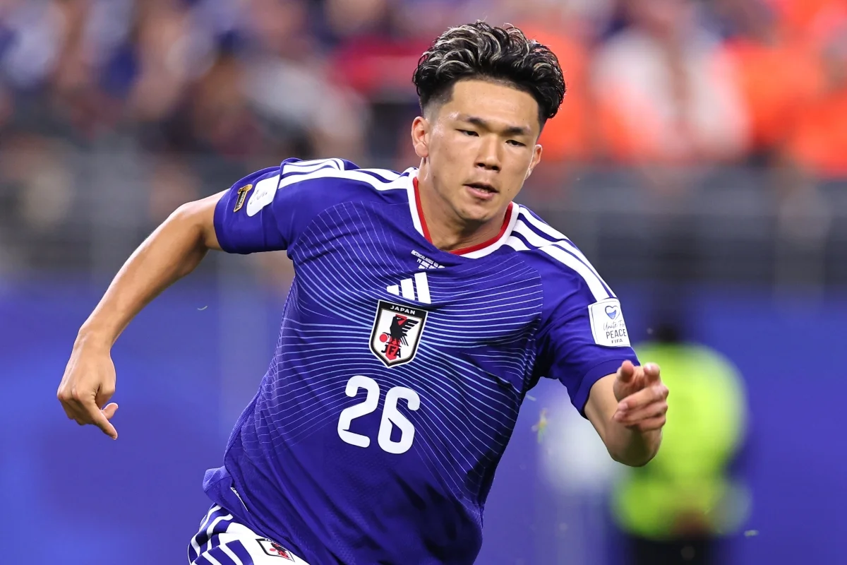 Kento Shiogai em jogo de futebol