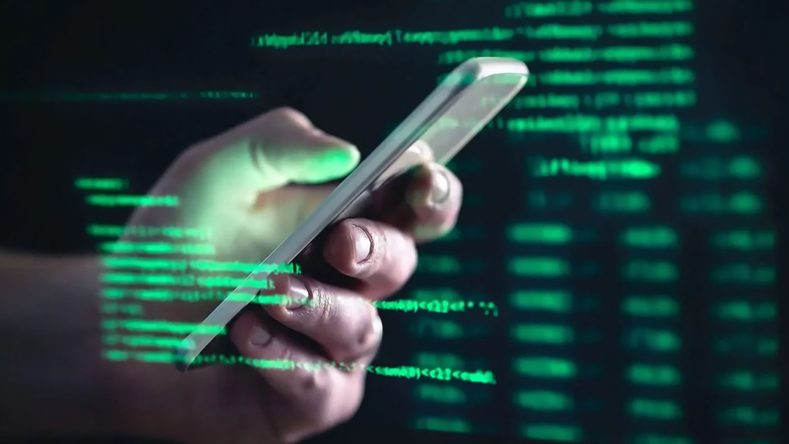 Celular Android com alerta de segurança digital