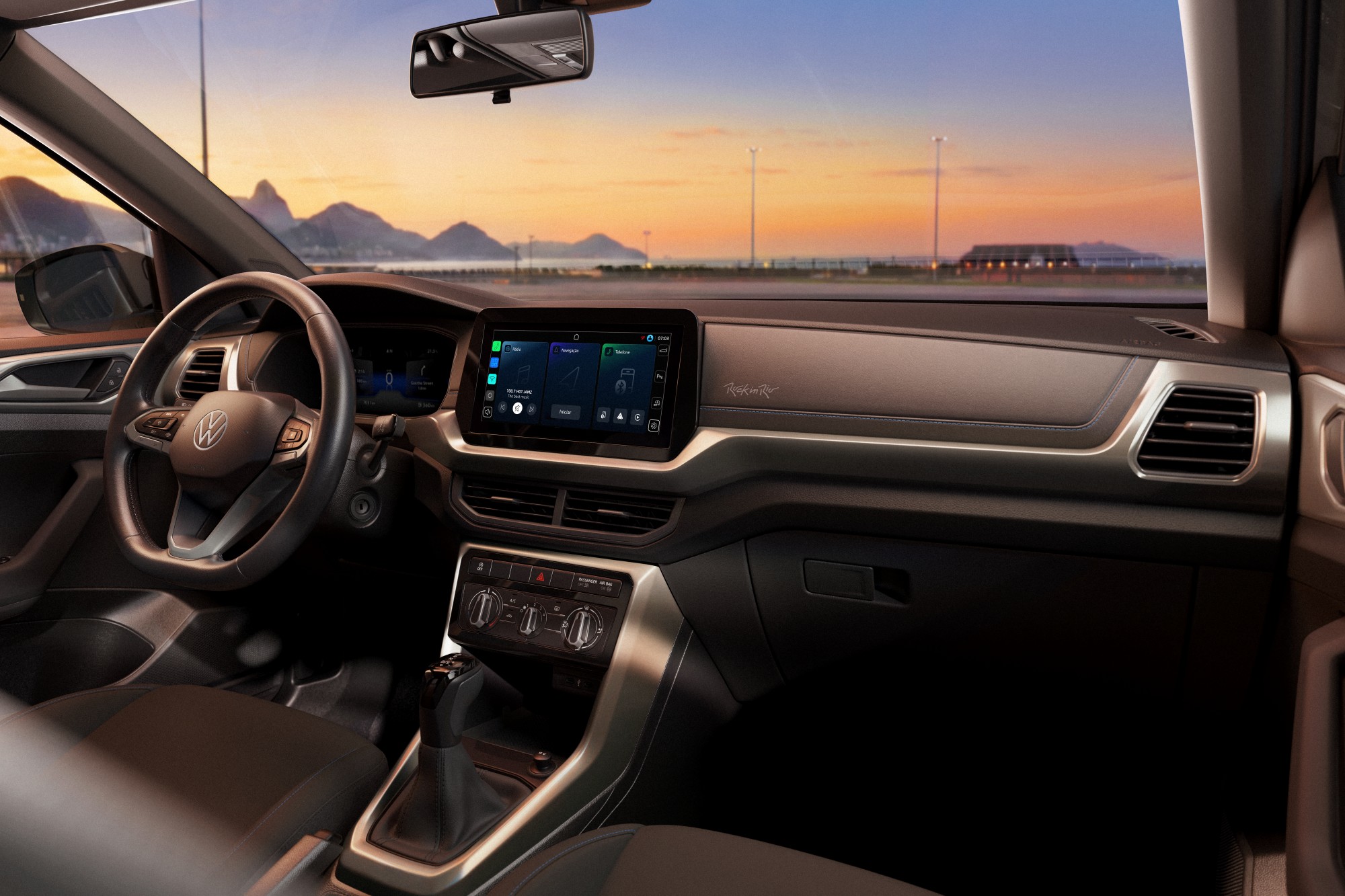 Cabine do Volkswagen T-Cross no Rock in Rio