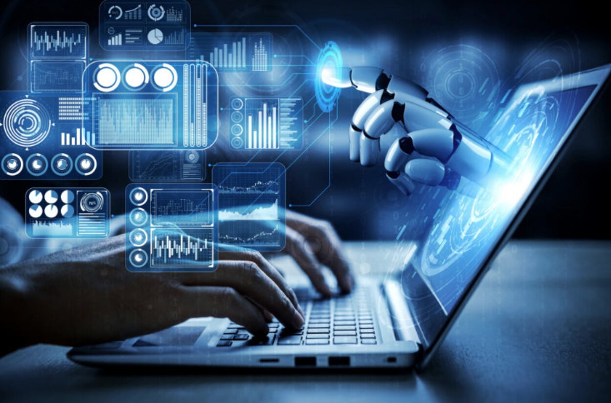 Ilustração de inteligência artificial