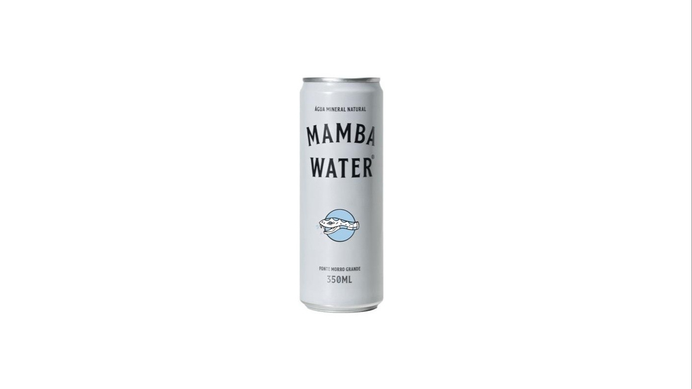 Lata de água mineral Mamba Water