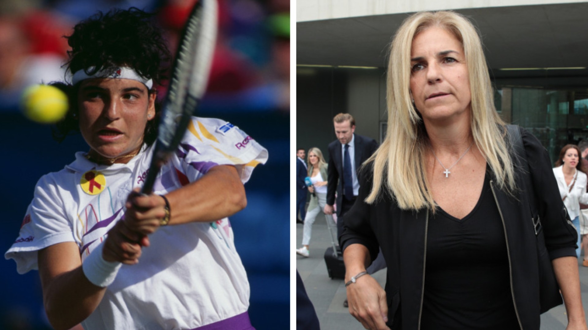 Arantxa Sánchez Vicario com o troféu de Roland Garros de 1989