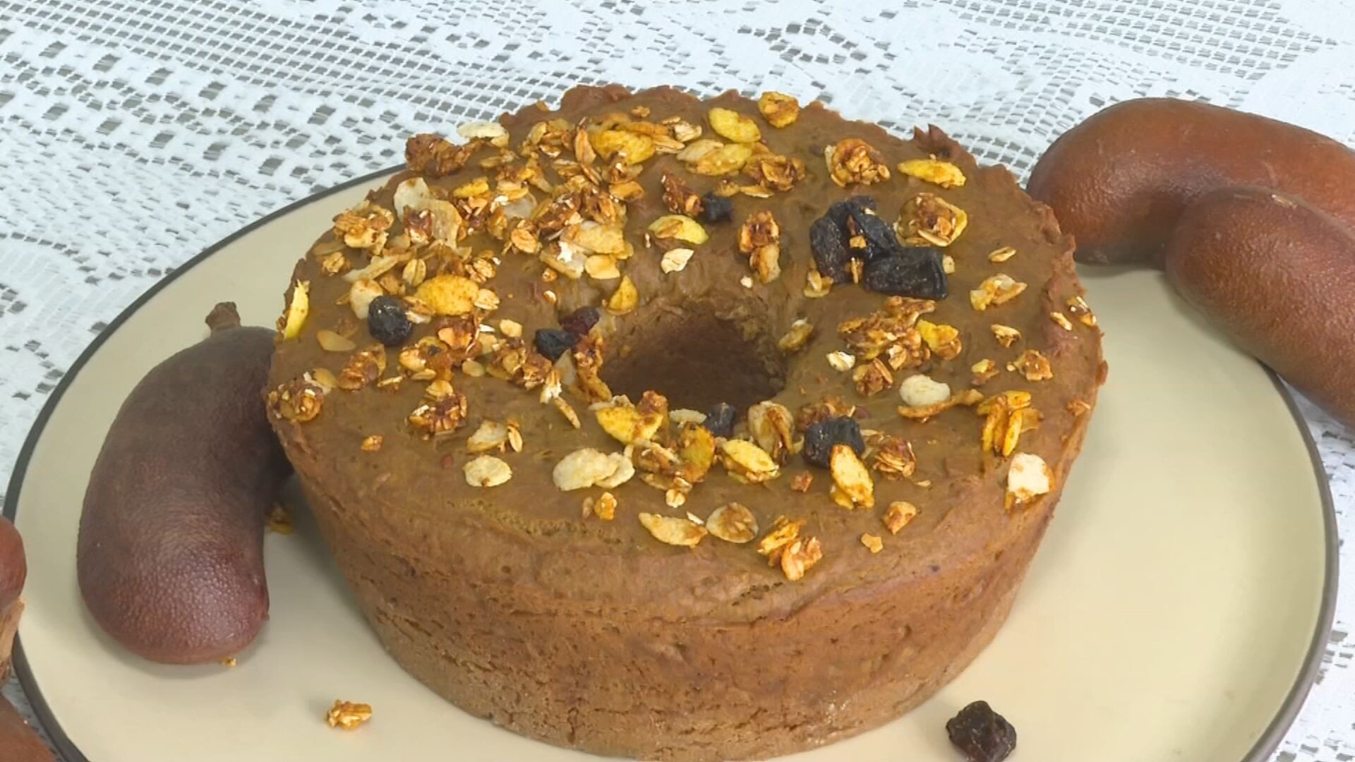 Bolo de jatobá sem glúten e sem lactose