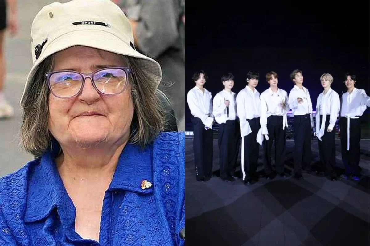 Debbie Adamson e integrantes do BTS