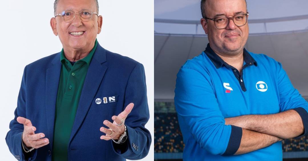 Galvão Bueno e Everaldo Marques