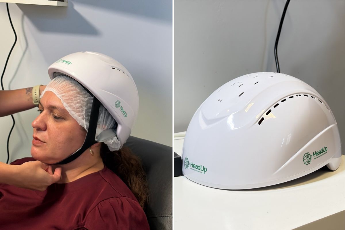 Capacete HeadUp desenvolvido pela Santos Tecnologia