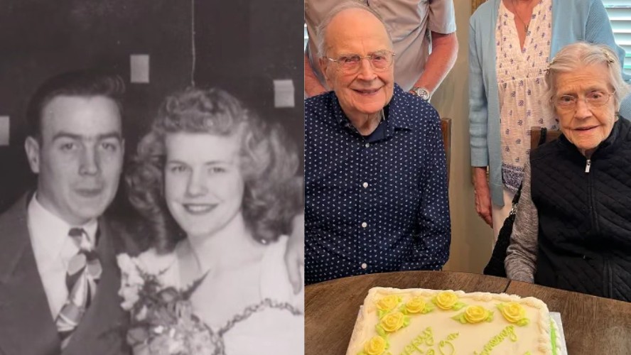 Kermit e Betty Eastman com familiares