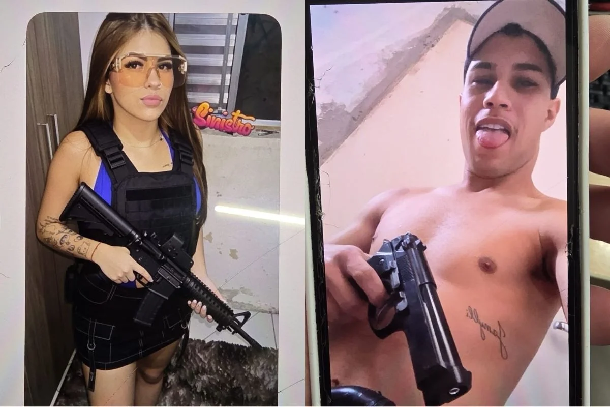 Objetos apreendidos em investigação de roubo na zona leste de São Paulo