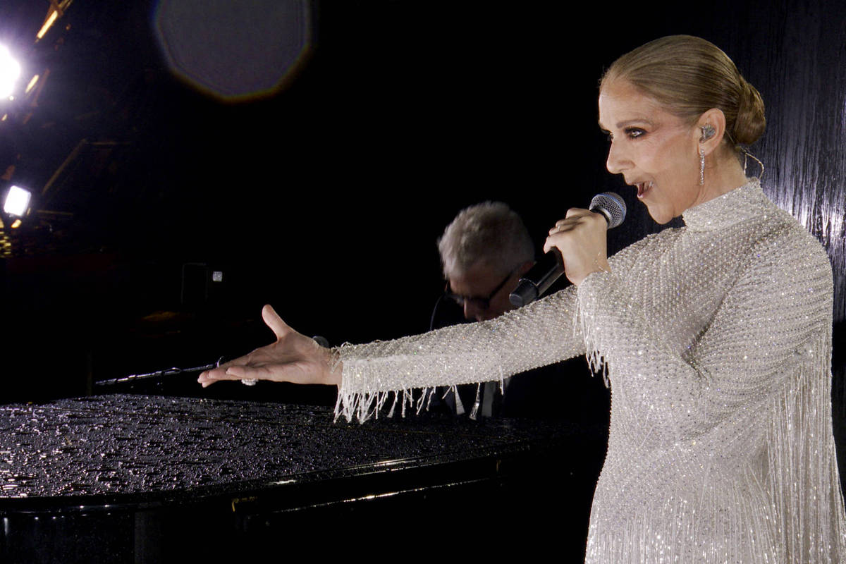 Céline Dion canta na cerimônia de abertura dos Jogos Olímpicos de Paris 2024
