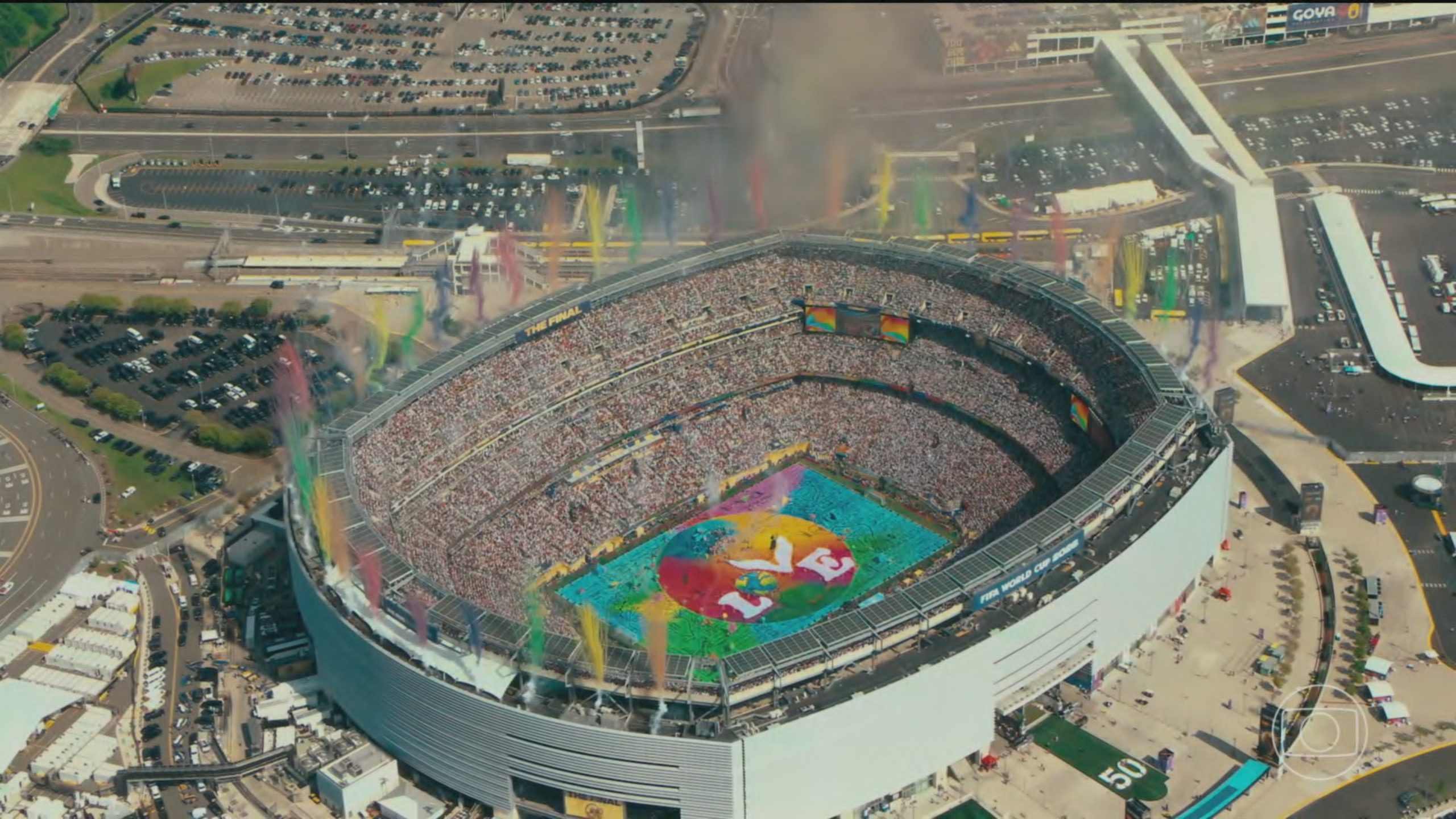 Estádio com público durante a Copa do Mundo de 2026