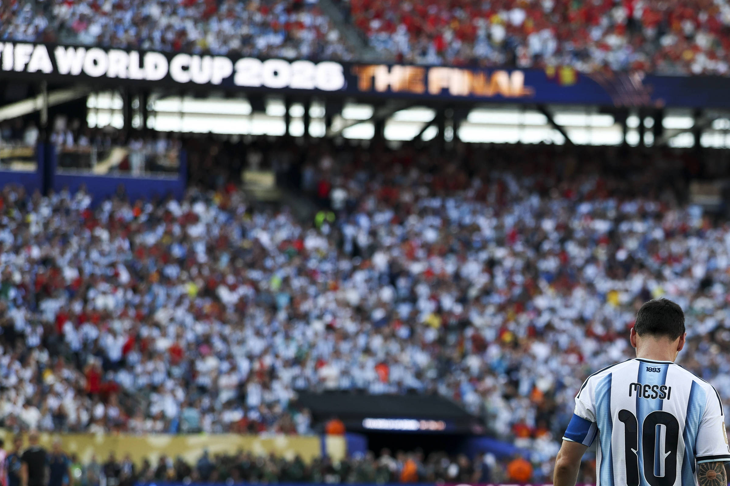 Lionel Messi na final da Copa do Mundo contra a Espanha