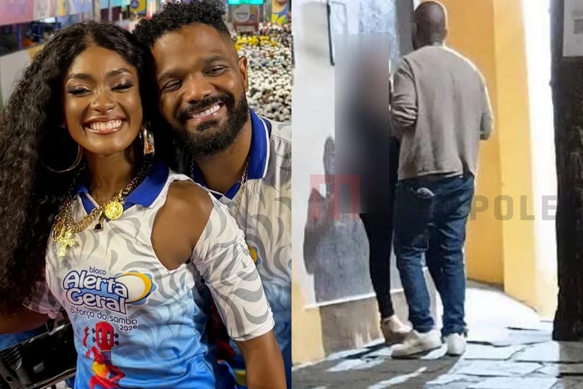 Arlindinho na porta de uma casa de swing no Rio de Janeiro