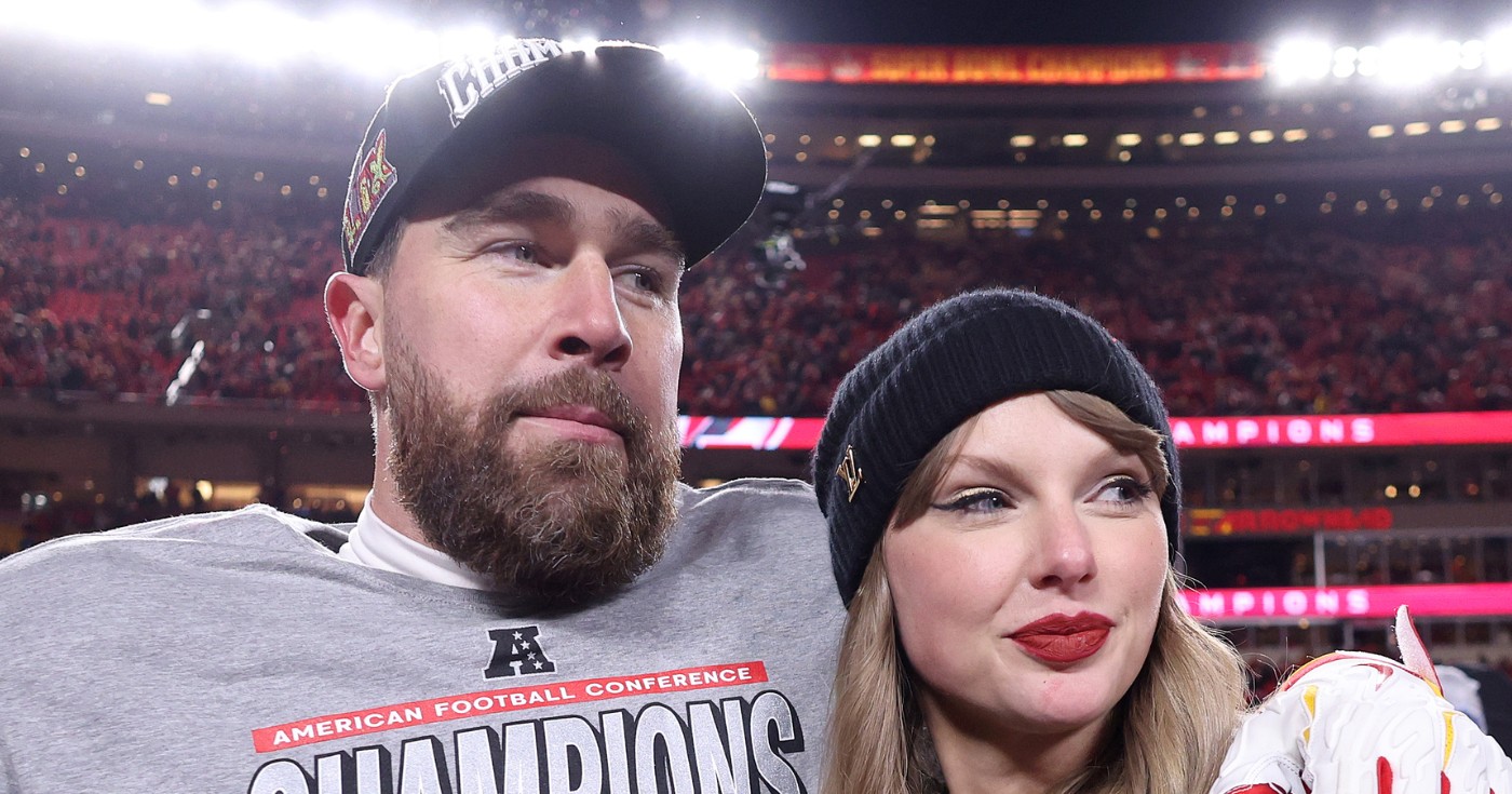 Taylor Swift e Travis Kelce no Madison Square Garden