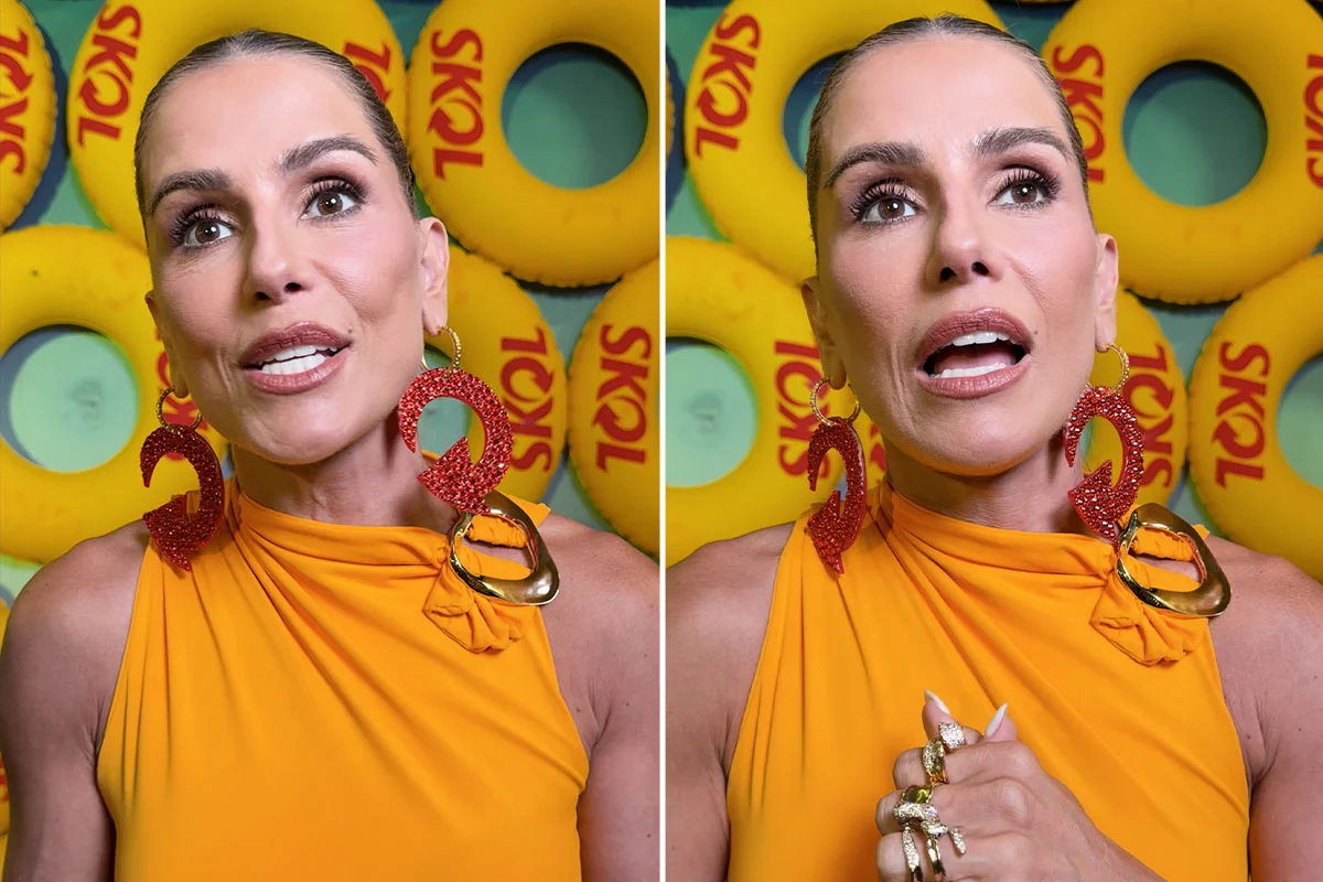 Deborah Secco com blusa branca