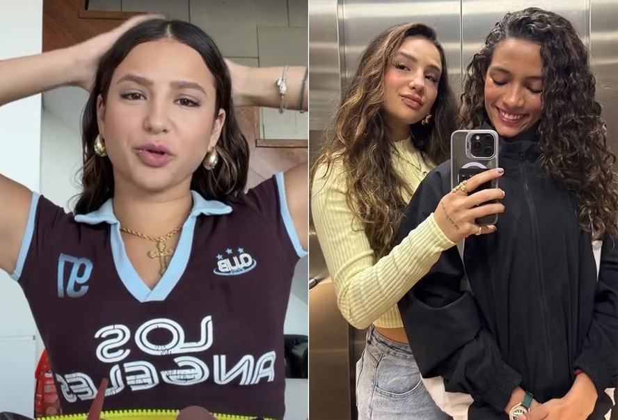 Duda Wilken em vídeo publicado nos Stories do Instagram
