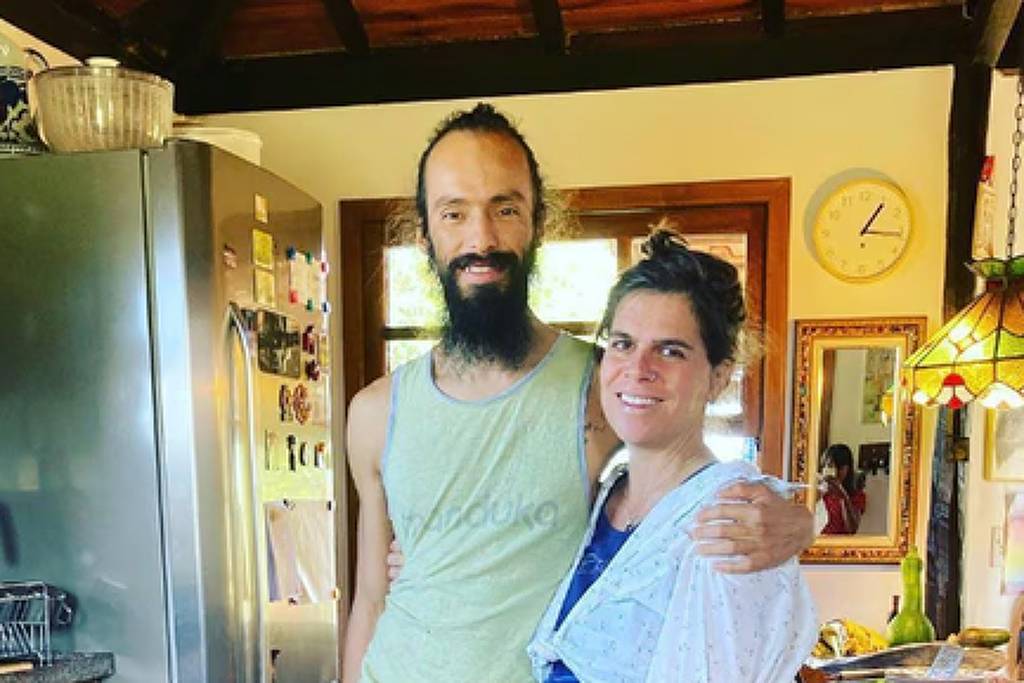 Badarik González e Mariana Maffeis