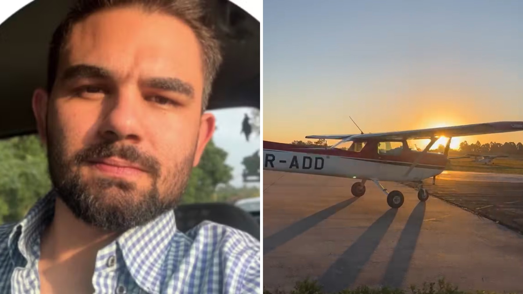 Gustavo Henrique Lara, engenheiro e aluno de aviação