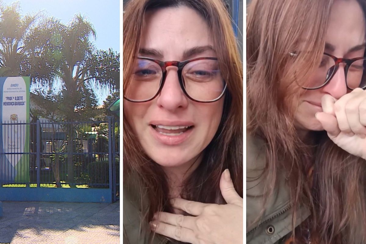 Professora Michele Ramos, que denunciou vidro em copo de água em São José dos Campos