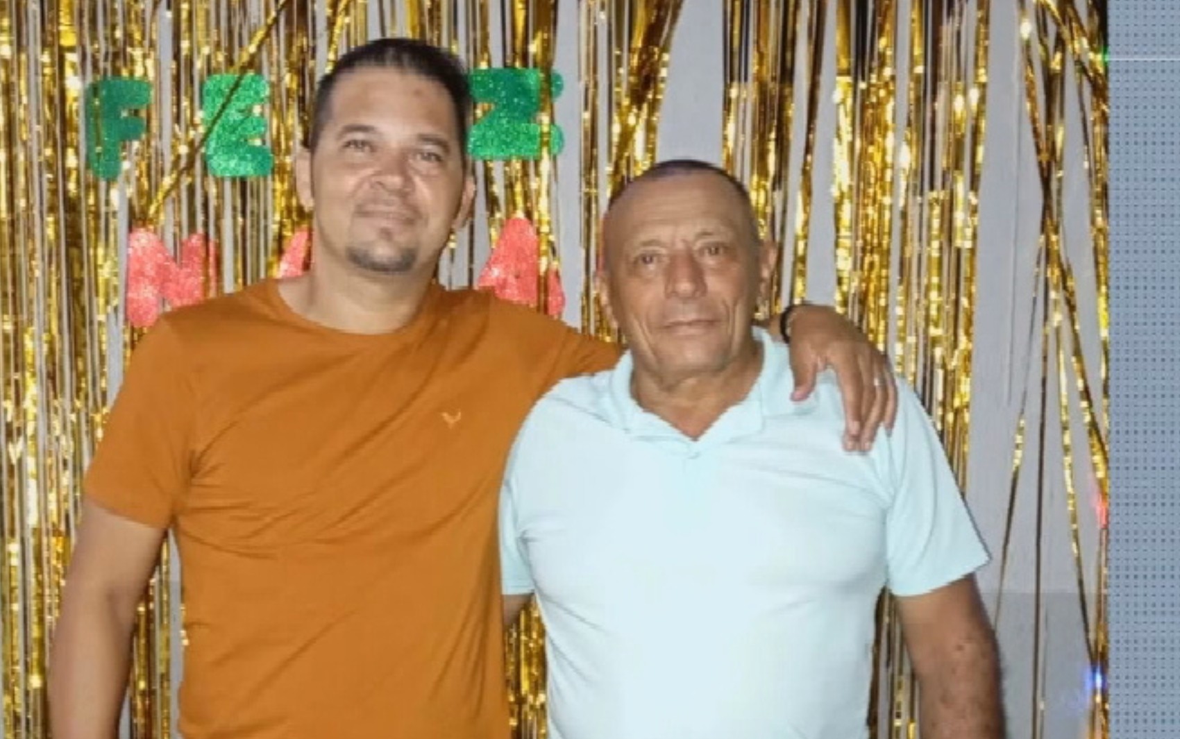 João Lourenço de Oliveira ao lado do filho Flávio Lourenço de Oliveira