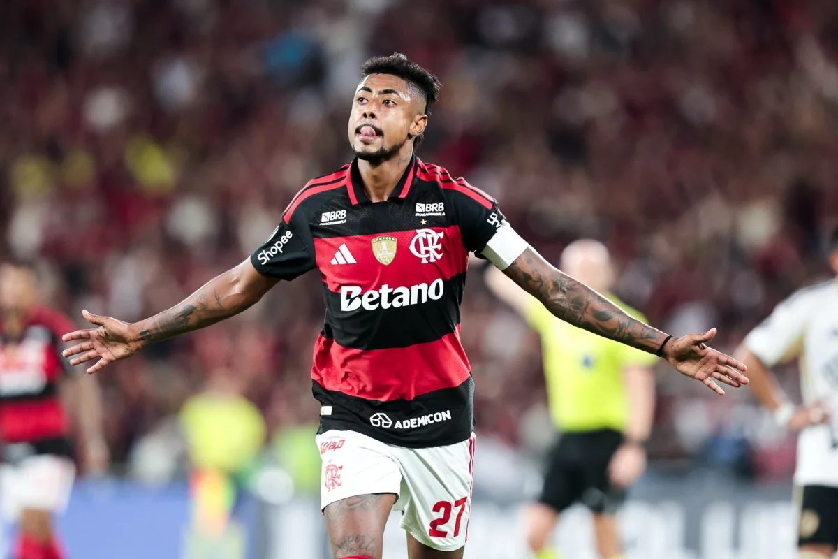 Jogadores do Flamengo durante atividade do clube