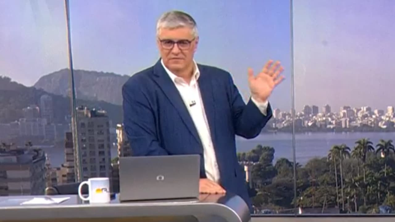 Flávio Fachel e Silvana Ramiro na bancada do Bom Dia Rio