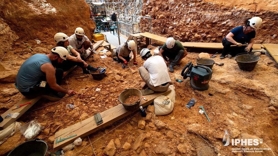 Escavações na caverna de Gran Dolina, no norte da Espanha