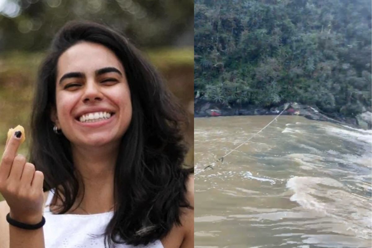 Trecho do rio Lajeado Liso próximo ao Salto das Orquídeas, em Sapopema