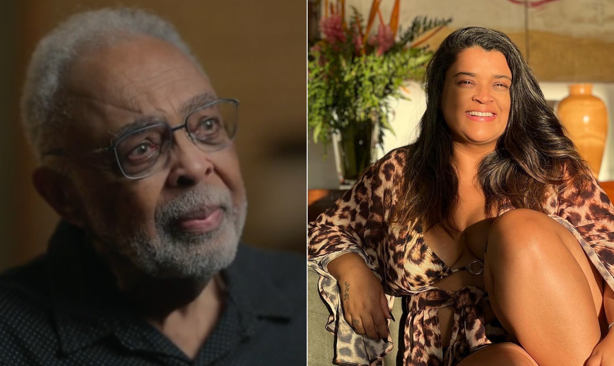 Gilberto Gil e Preta Gil juntos
