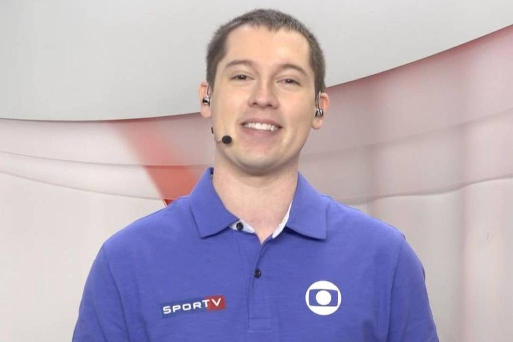 Sergio Arenillas em estúdio da Globo