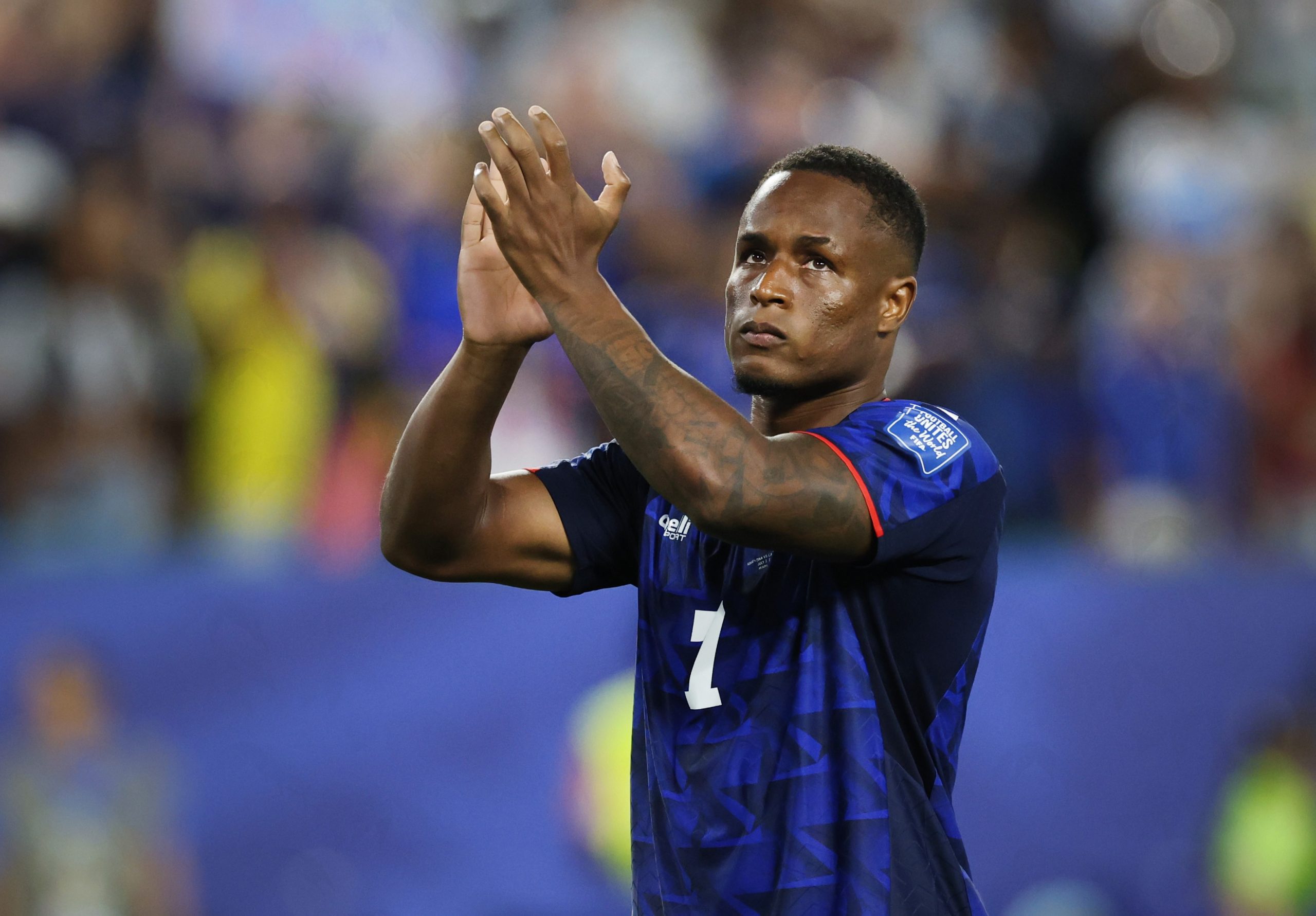 Jovane Cabral em jogo pela seleção de Cabo Verde