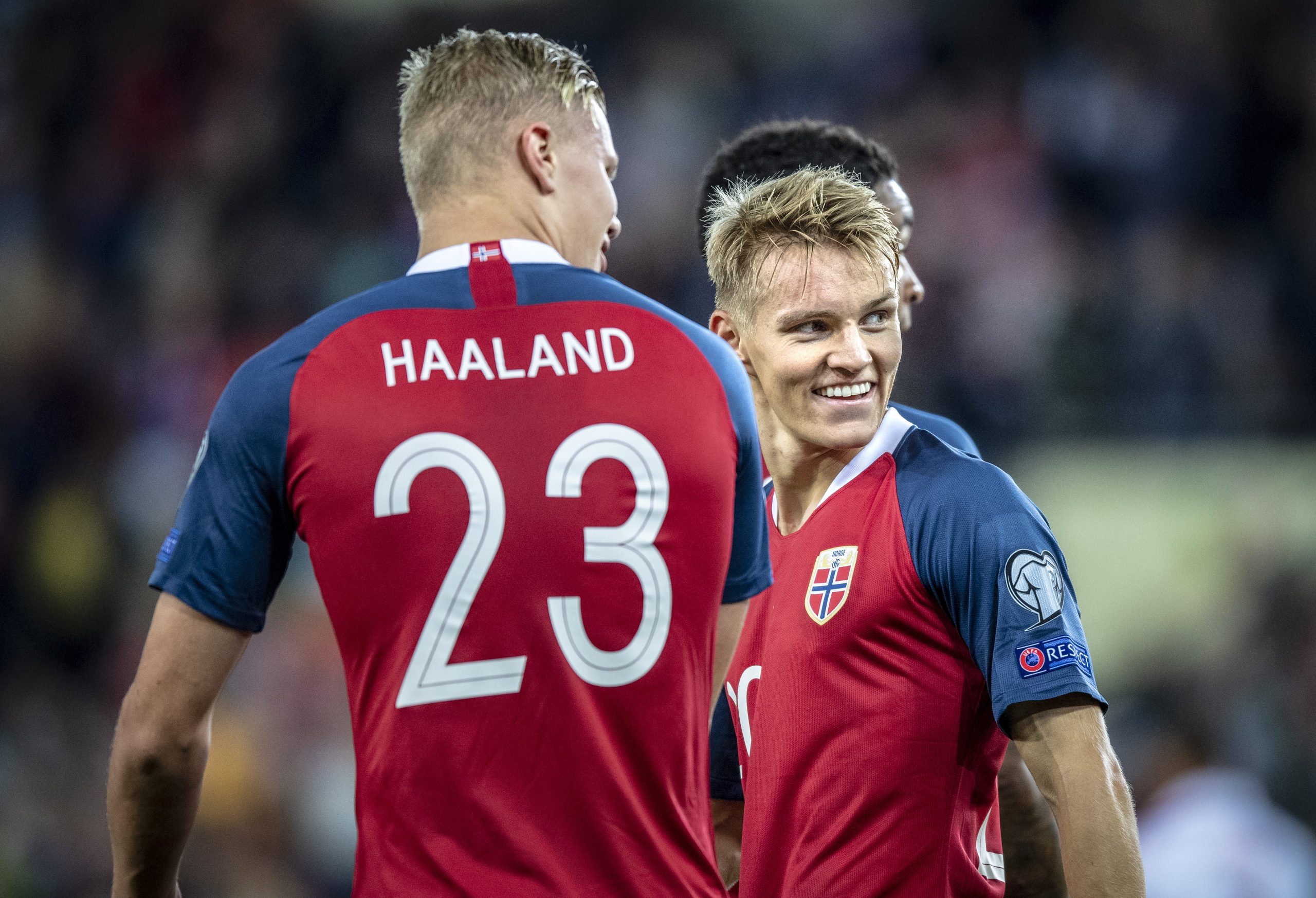 Erling Haaland pela seleção da Noruega