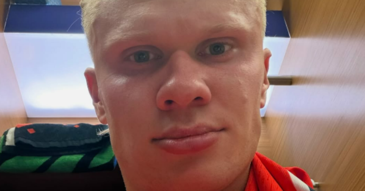 Erling Haaland em publicação no Instagram
