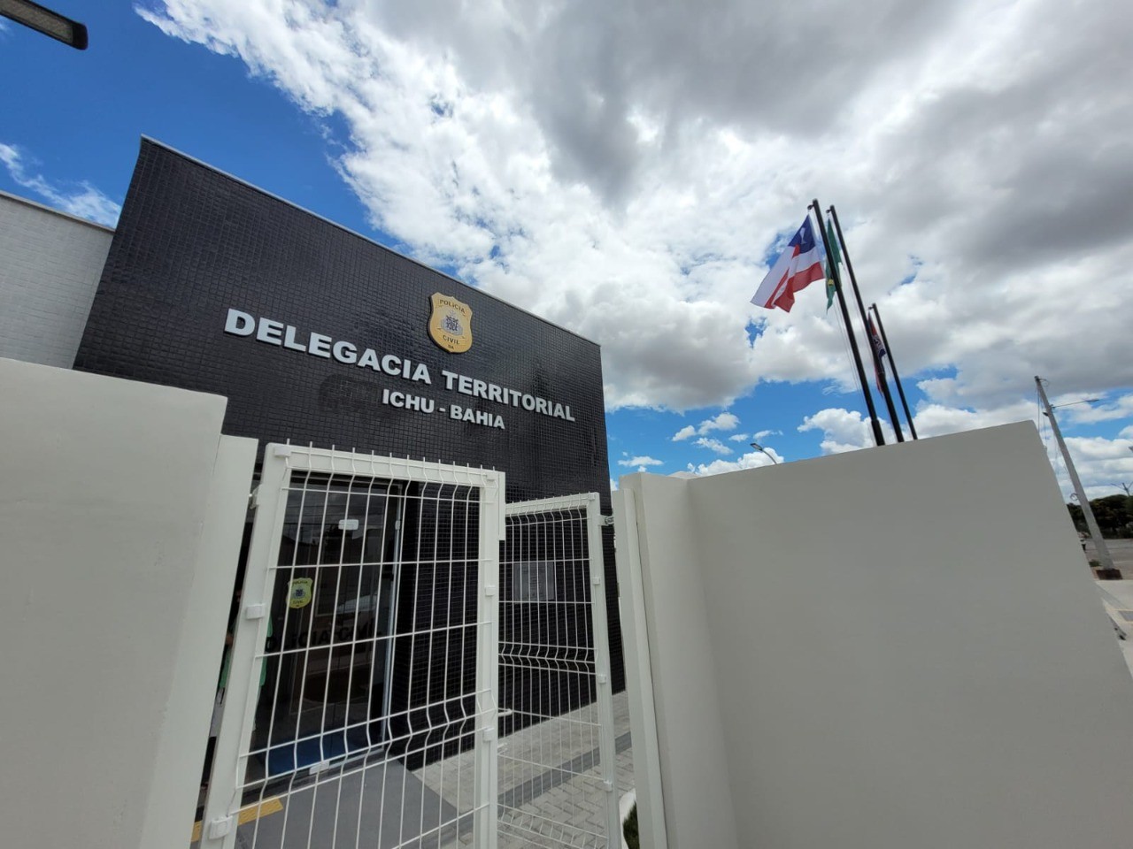 Sede da Delegacia Territorial de Ichu, na Bahia