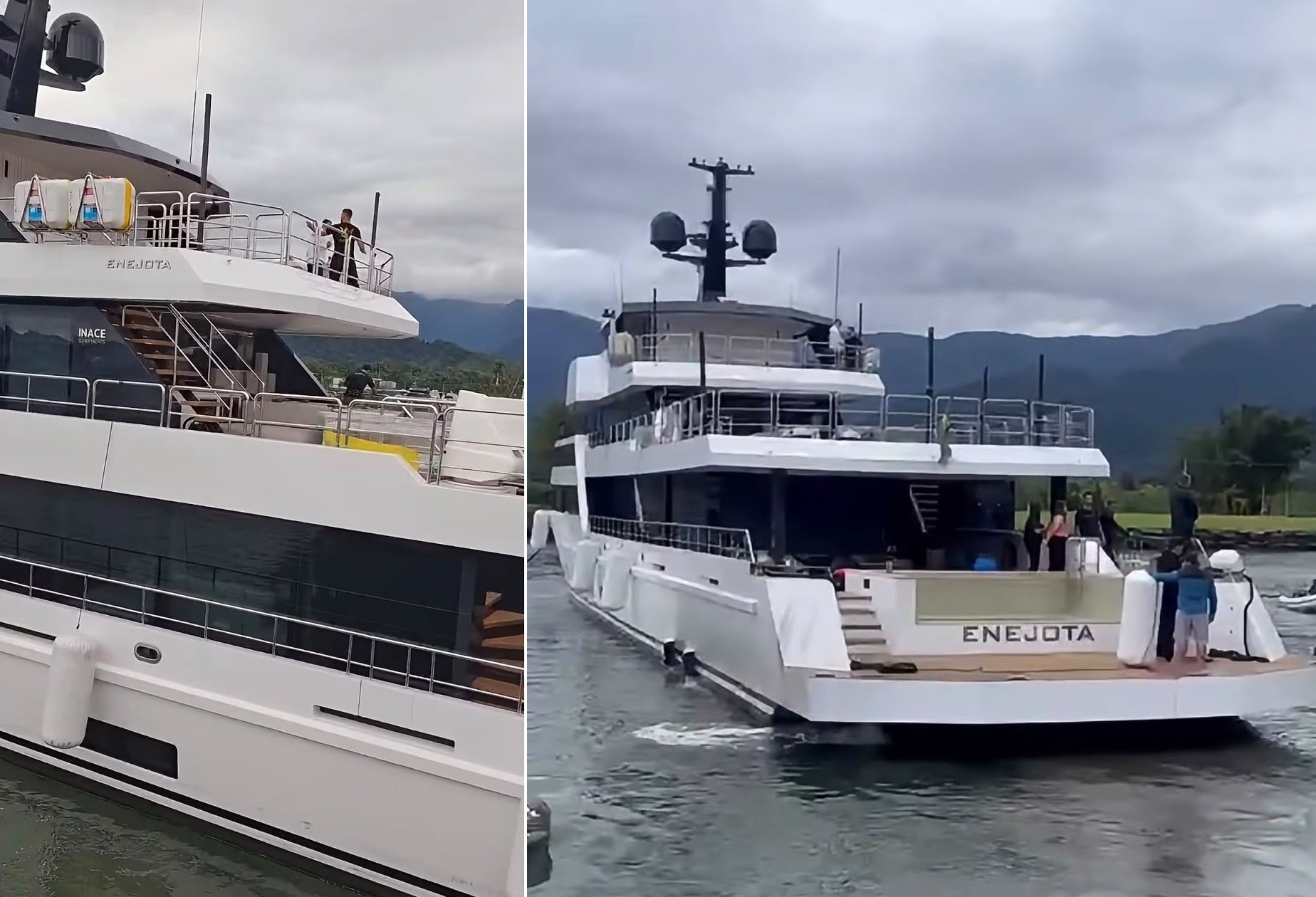 Iate Enejota de Neymar em Angra dos Reis