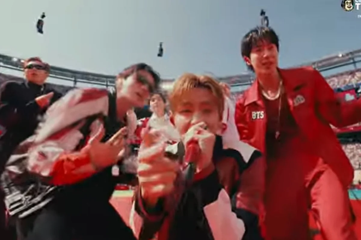 Publicação de Pietra Bertolazzi sobre o BTS