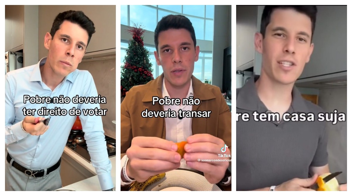 Leonardo Marcondes em conteúdo publicado nas redes sociais