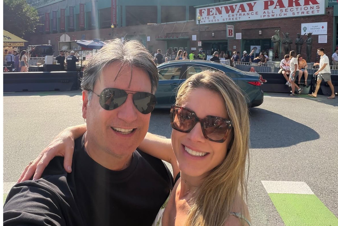 Luiz Carlos Jr. e Jacqueline Brazil em Boston
